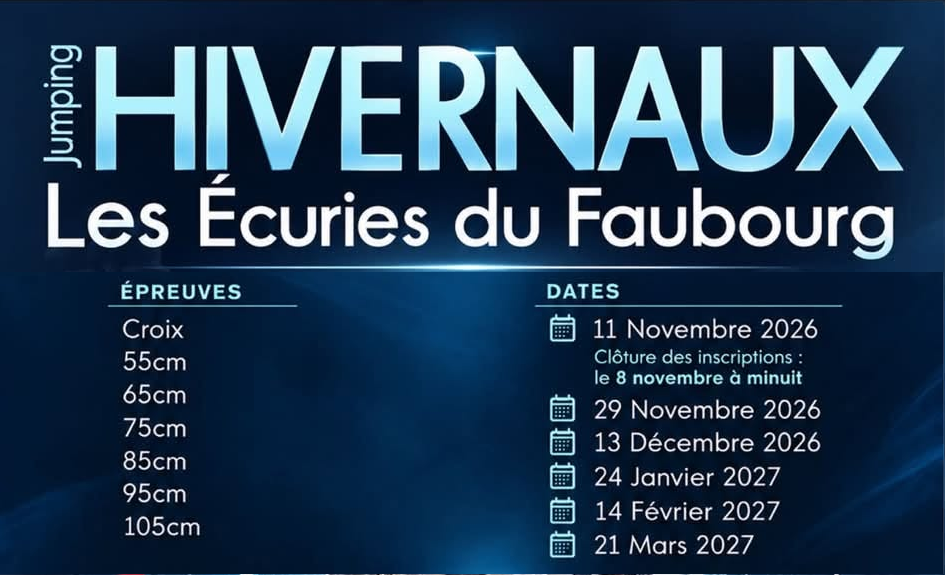 Calendrier Hivernaux 2026-2027